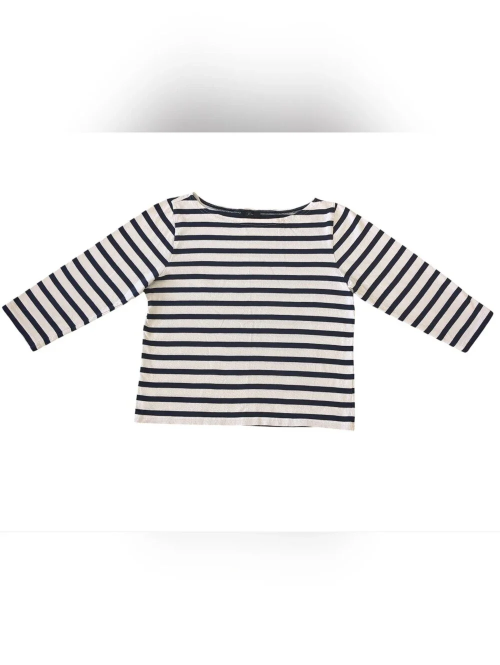 J. Crew Women's Striped Boatneck Top (Size M)